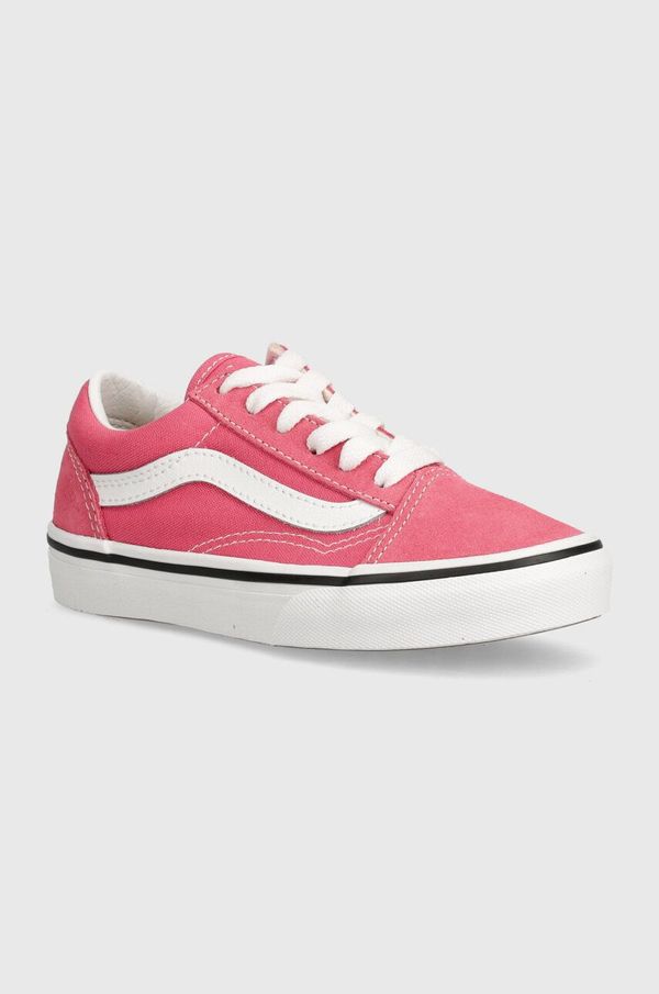 Vans Otroške teniske Vans Old Skool roza barva, VN000CYVCHL1