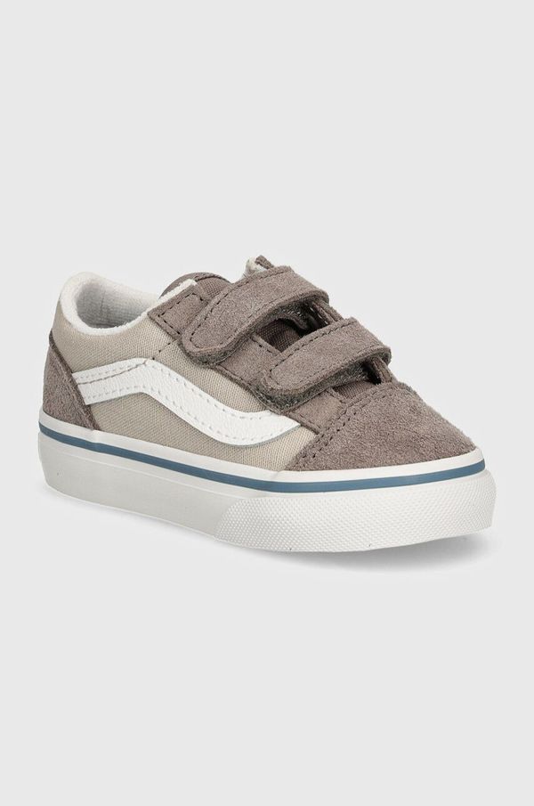 Vans Otroške teniske Vans Old Skool siva barva, VN000CPZD3Y1