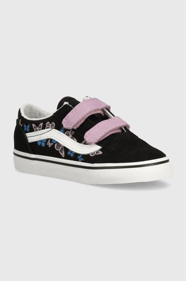 Vans Otroške teniske Vans Old Skool vijolična barva, VN0009RCBML1