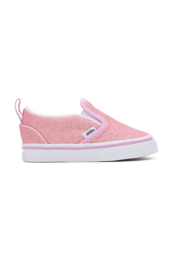 Vans Otroške teniske Vans TD Slip-On V roza barva