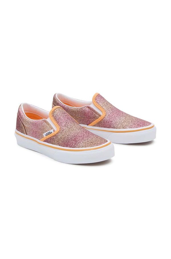 Vans Otroške teniske Vans UY Classic Slip-On rdeča barva