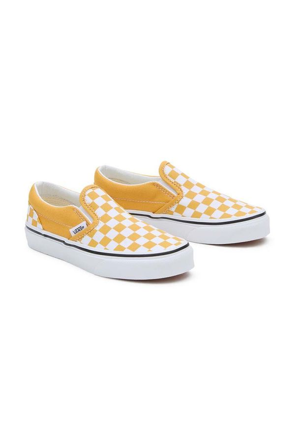 Vans Otroške teniske Vans UY Classic Slip-On rumena barva