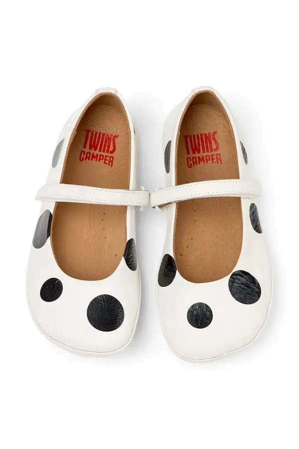 Camper Otroške usnjene balerinke Camper TWS Kids