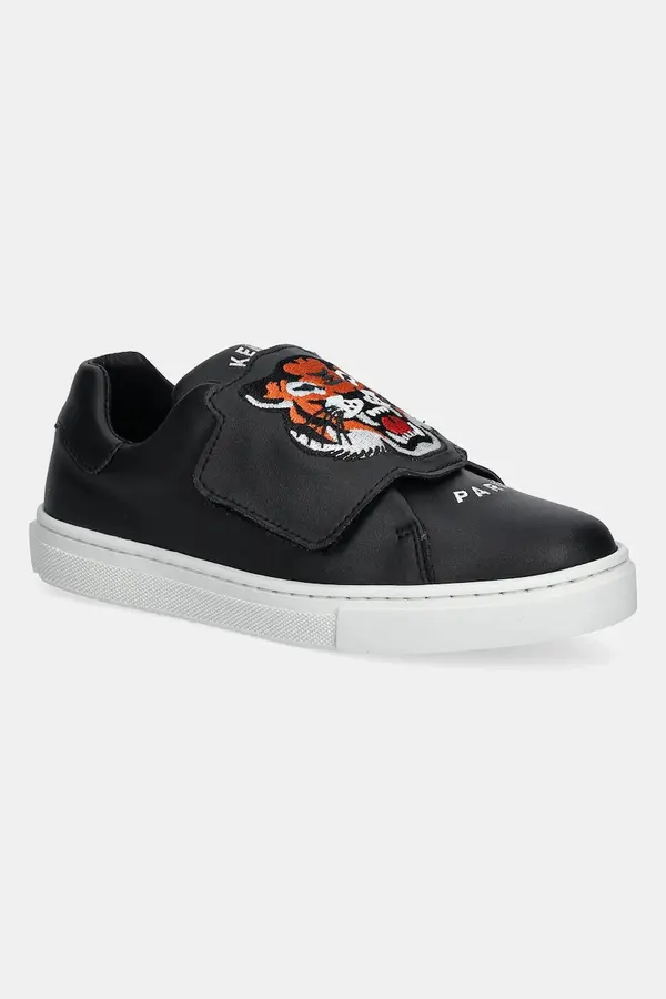 Kenzo kids Otroške usnjene superge Kenzo Kids