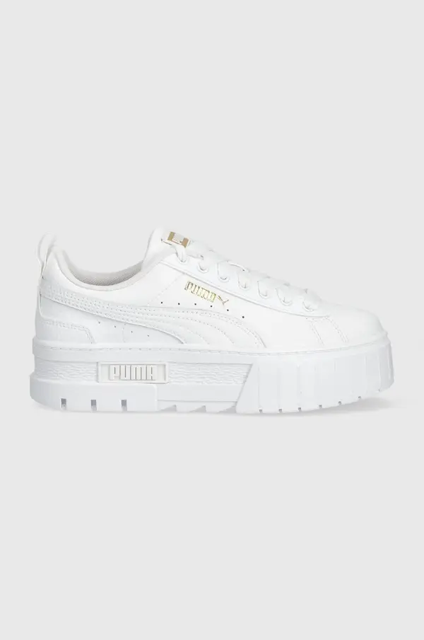 Puma Otroške usnjene superge Puma Mayze Lth Jr