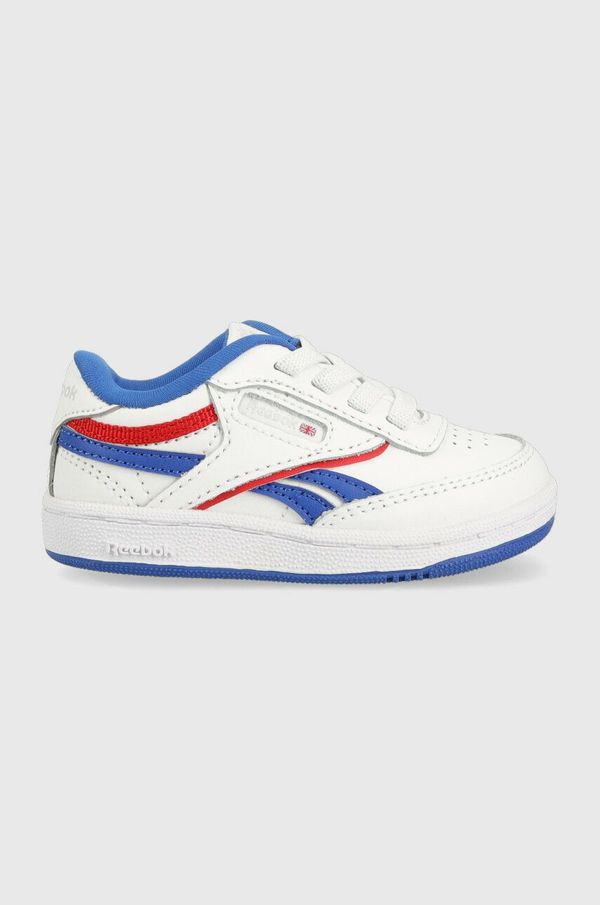 Reebok Classic Otroške usnjene superge Reebok Classic CLUB C REVENGE bela barva