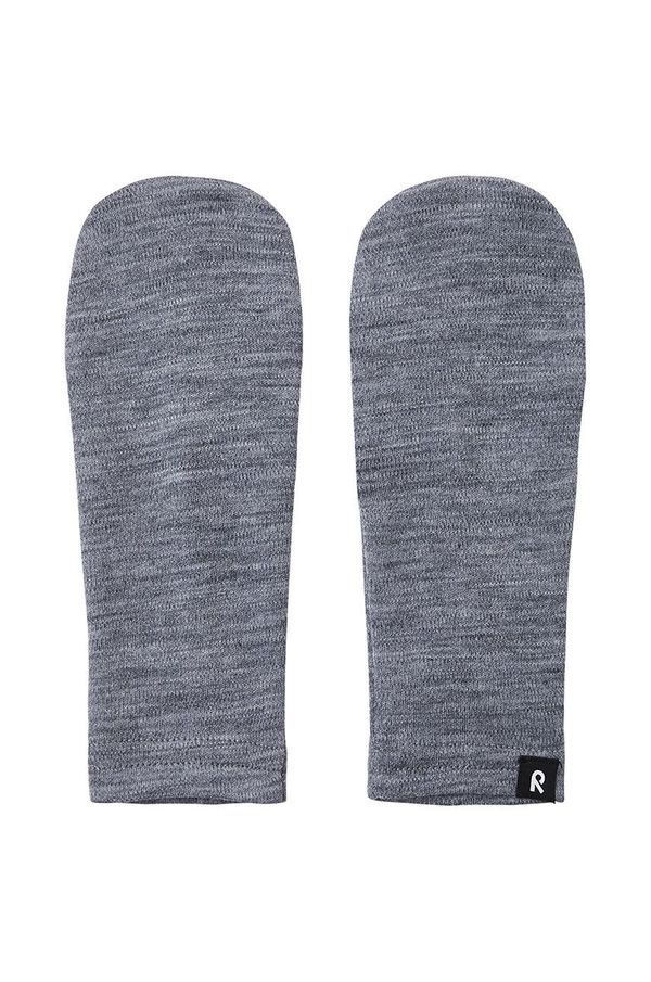 Reima Otroške volnene rokavice Reima siva barva