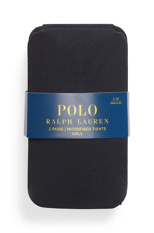 Polo Ralph Lauren Otroške žabice Polo Ralph Lauren 2-pack črna barva
