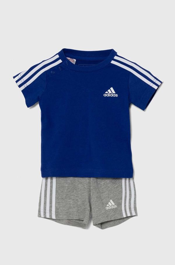 adidas Otroški bombažen komplet adidas I 3S SPORT SET IV7393