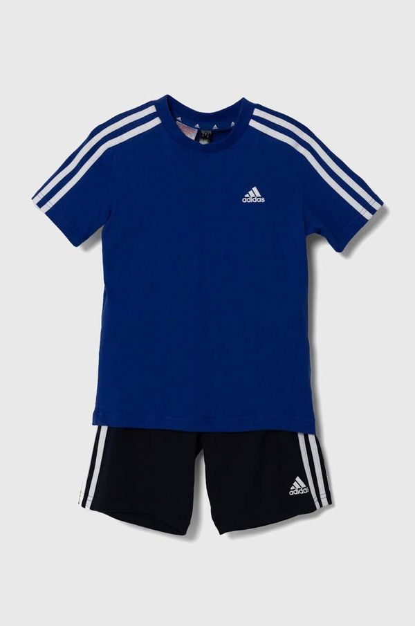 adidas Otroški bombažen komplet adidas LK 3S CO T SET IJ6358