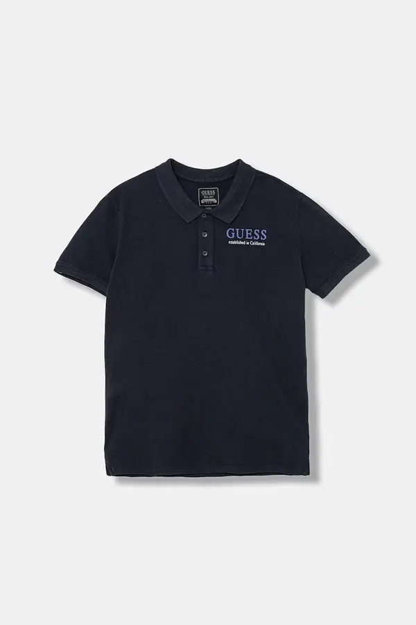 Guess Otroški bombažen polo Guess