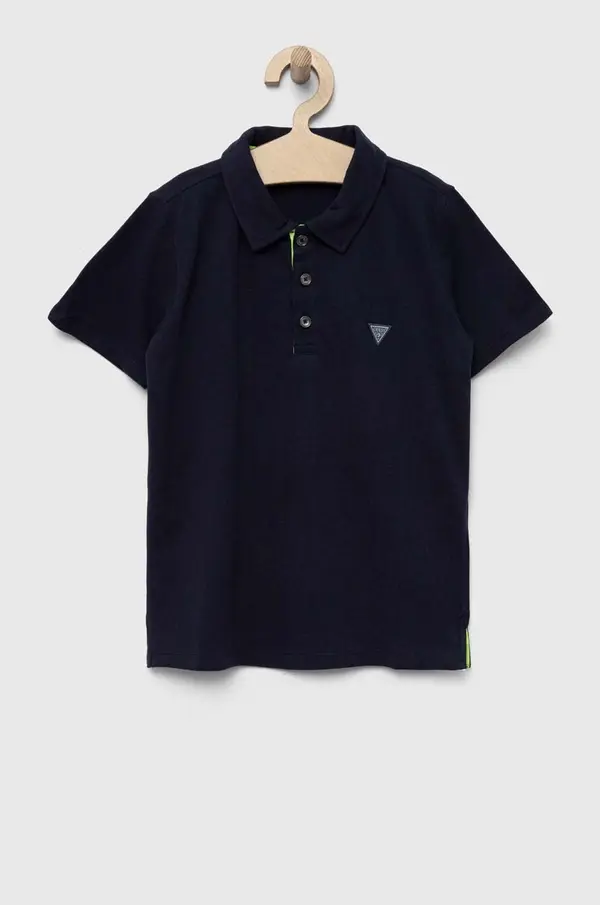 Guess Otroški bombažen polo Guess