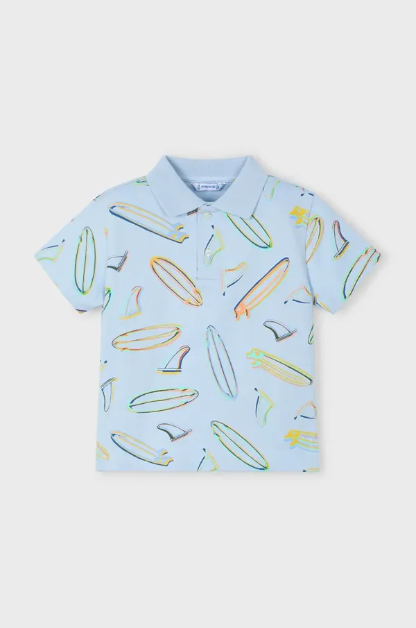 Mayoral Otroški bombažen polo Mayoral 3110