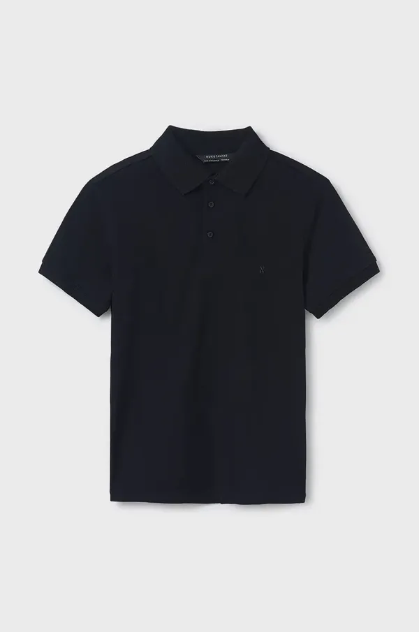 Mayoral Otroški bombažen polo Mayoral črna barva, 890