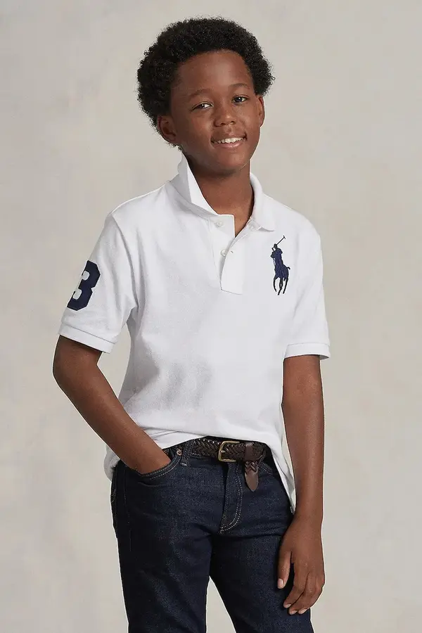 Polo Ralph Lauren Otroški bombažen polo Polo Ralph Lauren