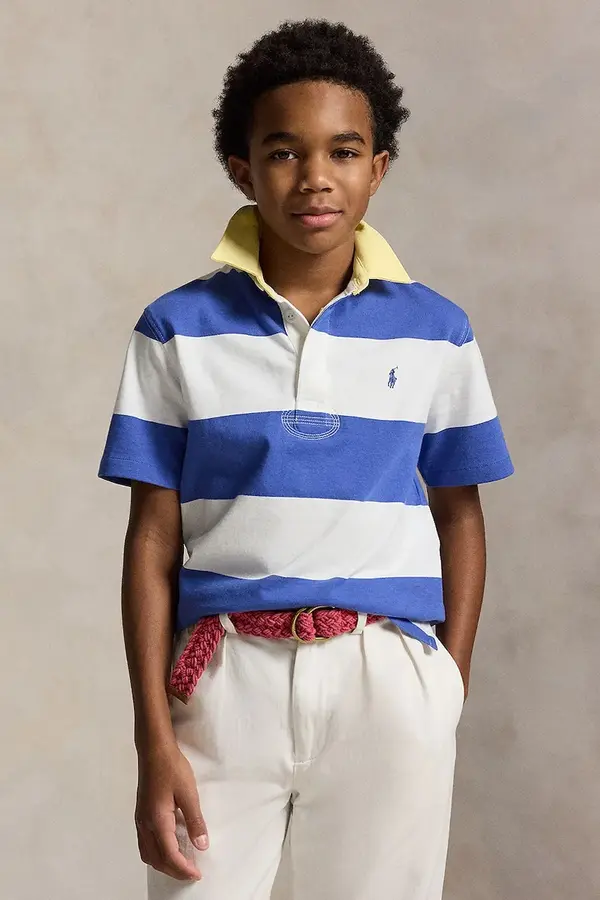 Polo Ralph Lauren Otroški bombažen polo Polo Ralph Lauren