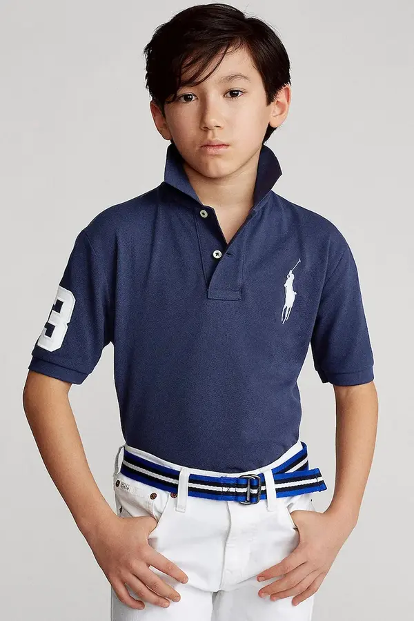 Polo Ralph Lauren Otroški bombažen polo Polo Ralph Lauren
