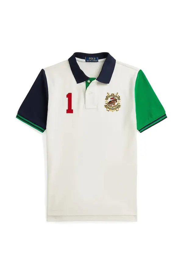 Polo Ralph Lauren Otroški bombažen polo Polo Ralph Lauren