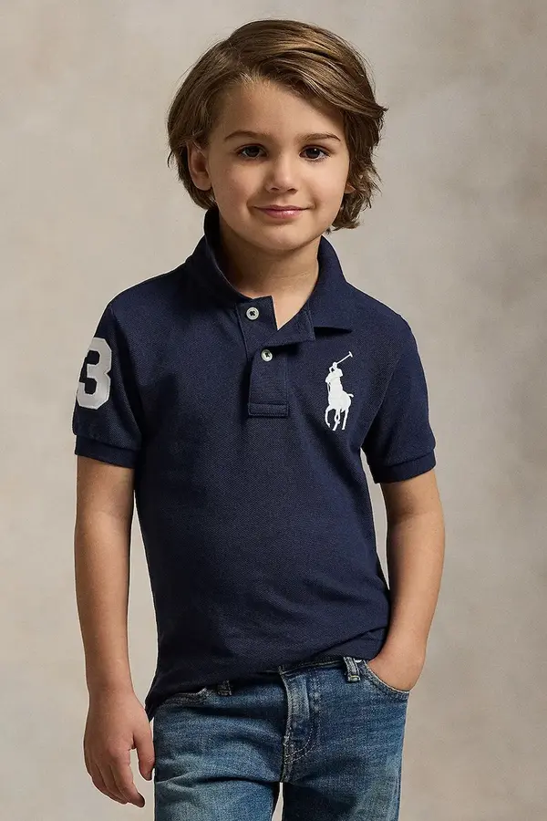 Polo Ralph Lauren Otroški bombažen polo Polo Ralph Lauren