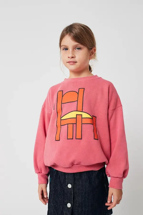 Bobo Choses Otroški bombažen pulover Bobo Choses Chair