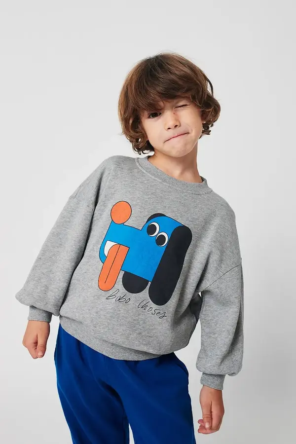 Bobo Choses Otroški bombažen pulover Bobo Choses Doggy Mate