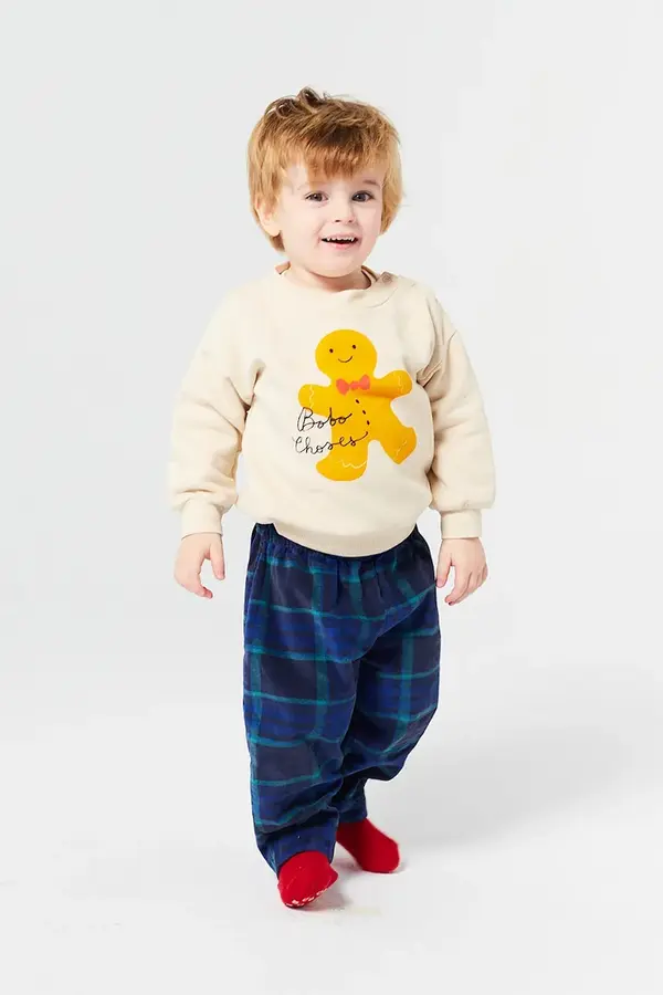 Bobo Choses Otroški bombažen pulover Bobo Choses Gingerbread