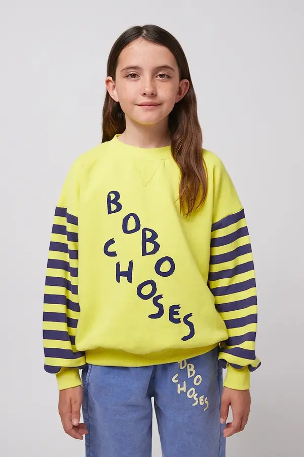 Bobo Choses Otroški bombažen pulover Bobo Choses