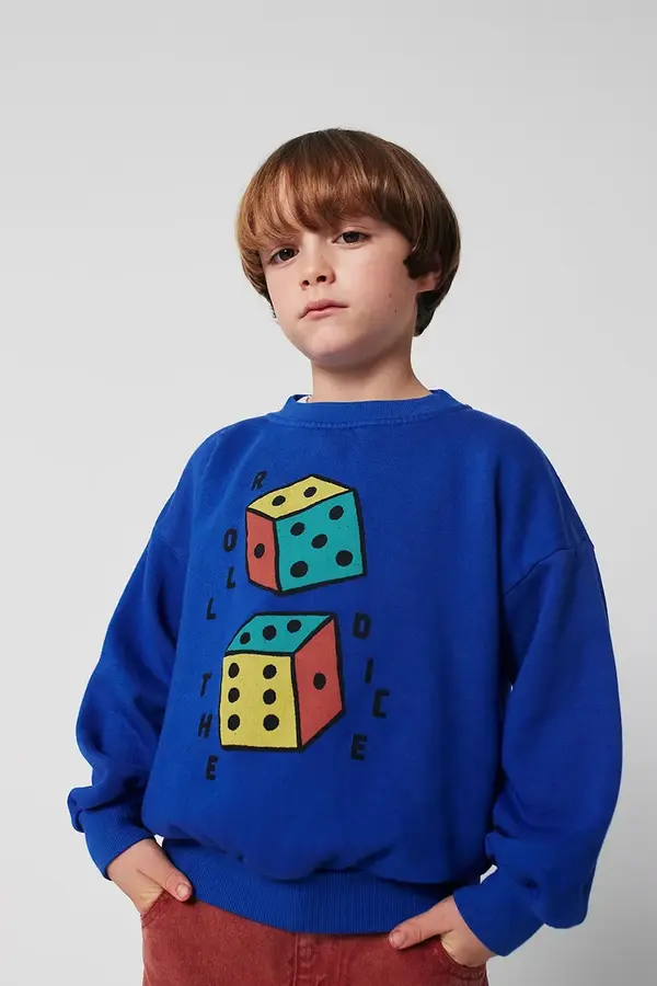 Bobo Choses Otroški bombažen pulover Bobo Choses Roll The Dice