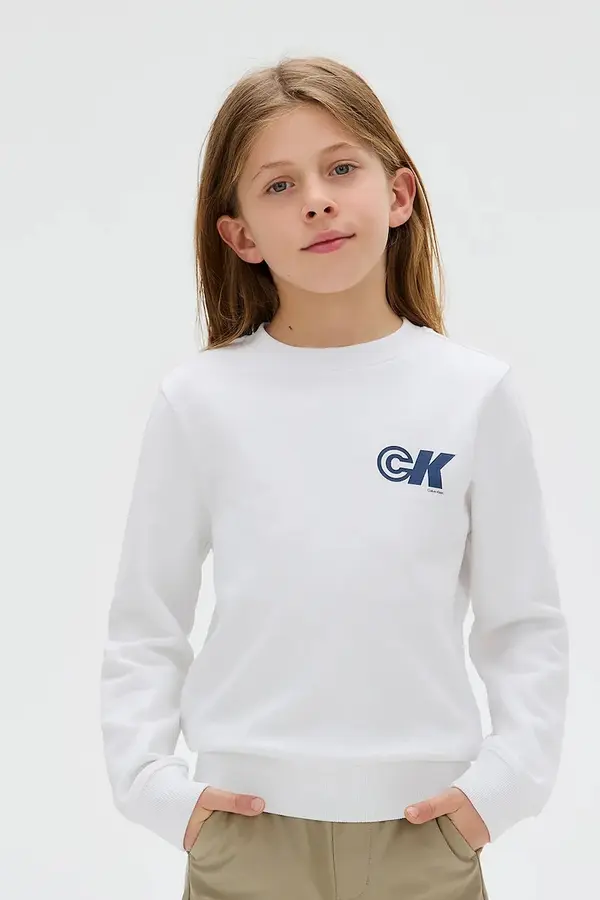 Calvin Klein Jeans Otroški bombažen pulover Calvin Klein Jeans