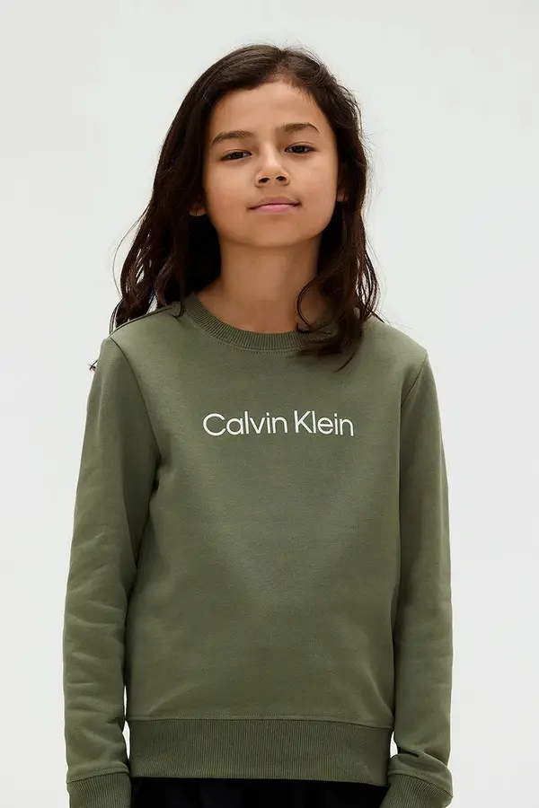 Calvin Klein Jeans Otroški bombažen pulover Calvin Klein Jeans