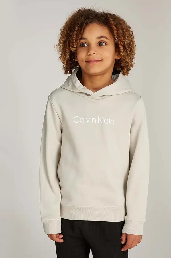 Calvin Klein Jeans Otroški bombažen pulover Calvin Klein Jeans