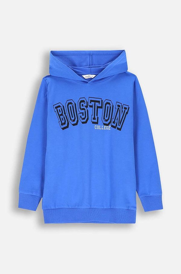 Coccodrillo Otroški bombažen pulover Coccodrillo s kapuco, EVERYDAY BOY