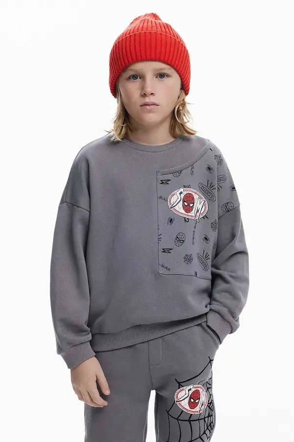 Desigual Otroški bombažen pulover Desigual