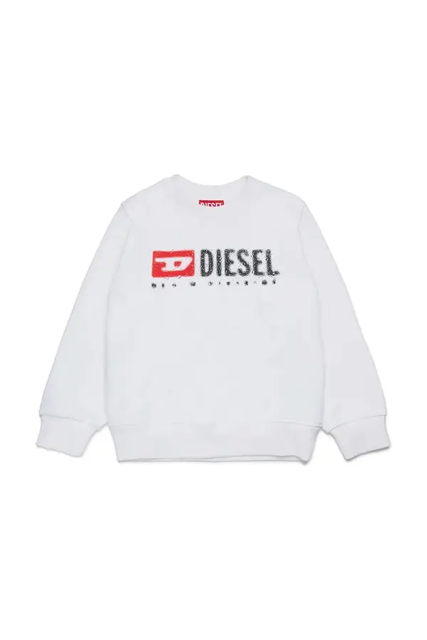 Diesel Otroški bombažen pulover Diesel SDROPS OVER SWEAT-SHIRT