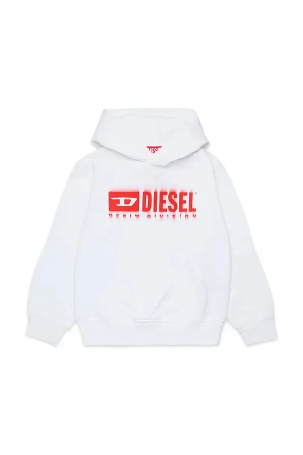 Diesel Otroški bombažen pulover Diesel SGINNHOODL5 OVER SWEAT-SHIRT