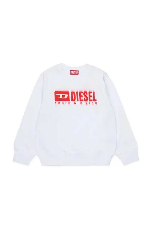 Diesel Otroški bombažen pulover Diesel SGINNL8 OVER SWEAT-SHIRT