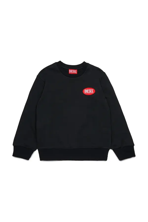 Diesel Otroški bombažen pulover Diesel SPATCH OVER SWEAT-SHIRT