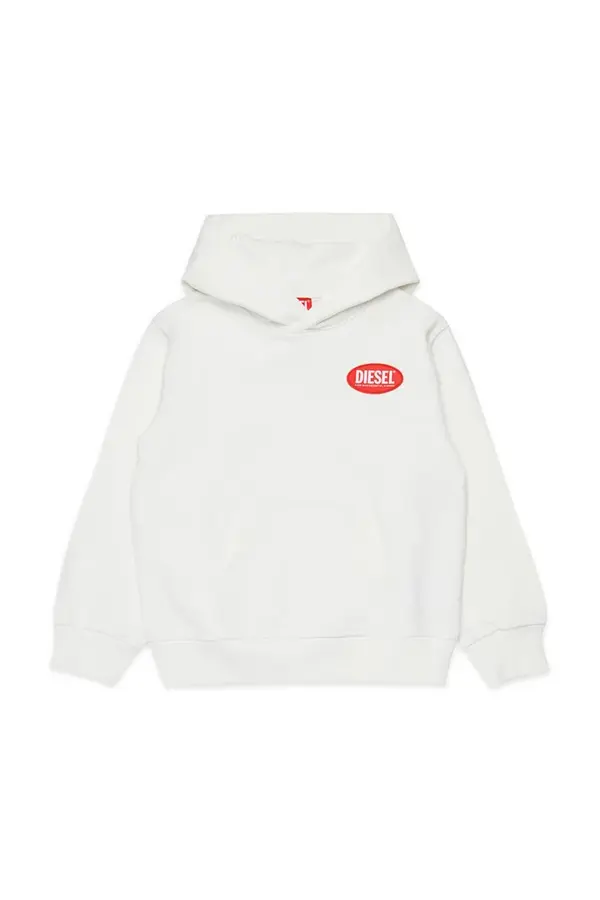 Diesel Otroški bombažen pulover Diesel SPATCHOOD OVER SWEAT-SHIRT