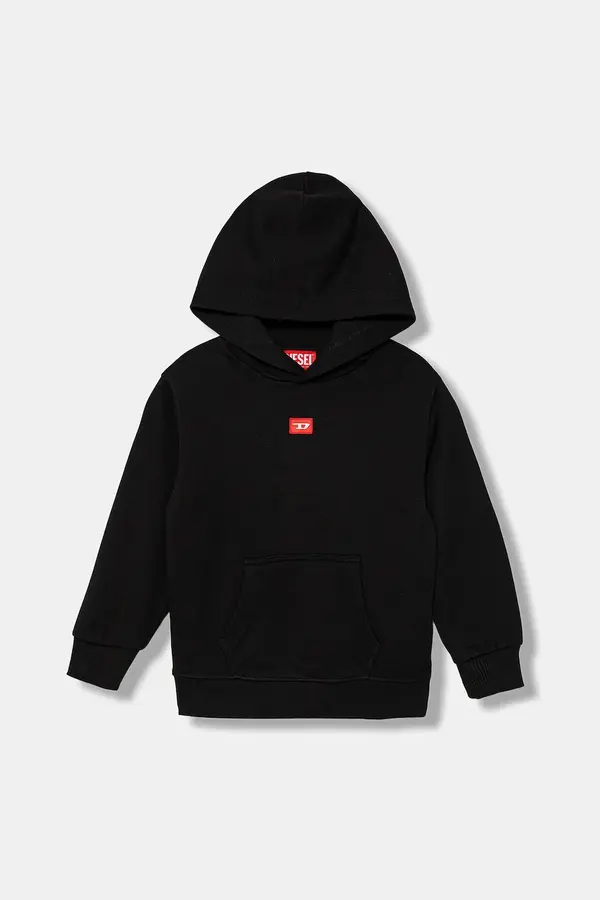 Diesel Otroški bombažen pulover Diesel SXGINHOOD OVER SWEAT-SHIRT