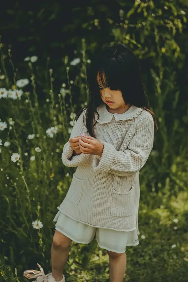 Donsje Otroški bombažen pulover Donsje Stella Sweater