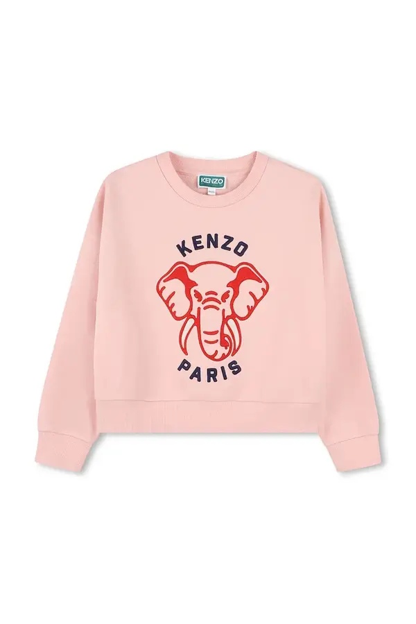 Kenzo kids Otroški bombažen pulover Kenzo Kids