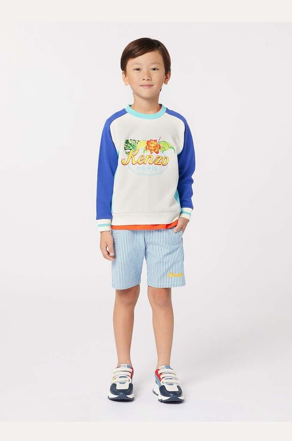 Kenzo kids Otroški bombažen pulover Kenzo Kids