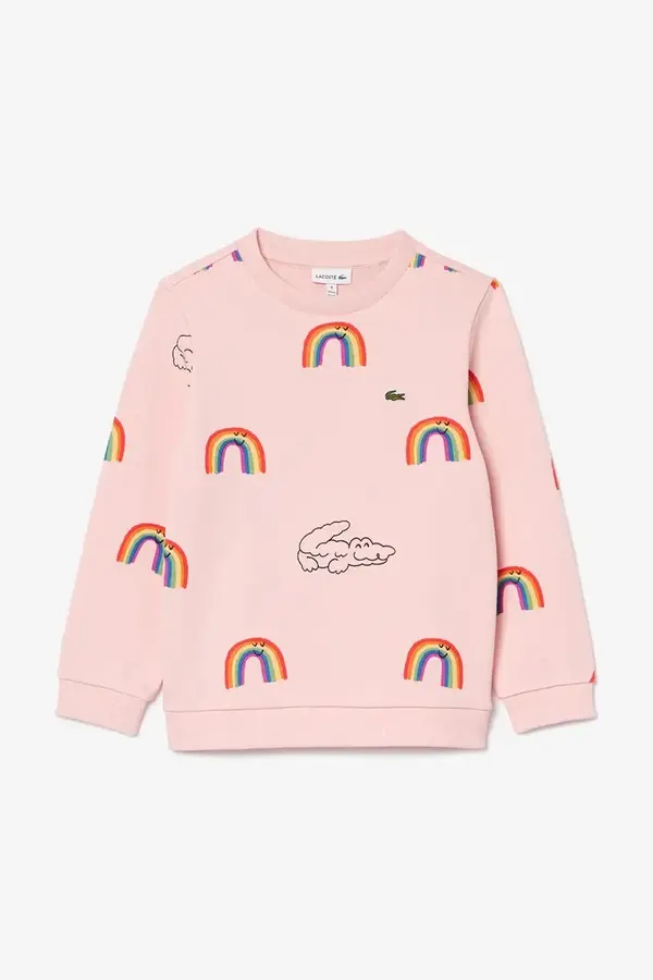 Lacoste Otroški bombažen pulover Lacoste