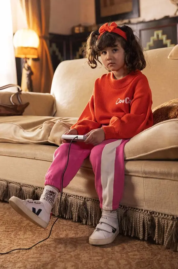 Mini Rodini Otroški bombažen pulover Mini Rodini Coucou