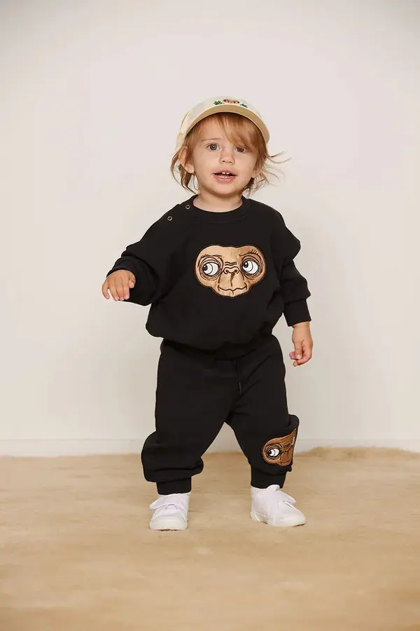 Mini Rodini Otroški bombažen pulover Mini Rodini E.T.