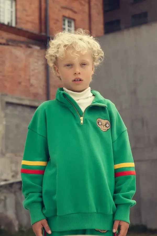 Mini Rodini Otroški bombažen pulover Mini Rodini E.T.