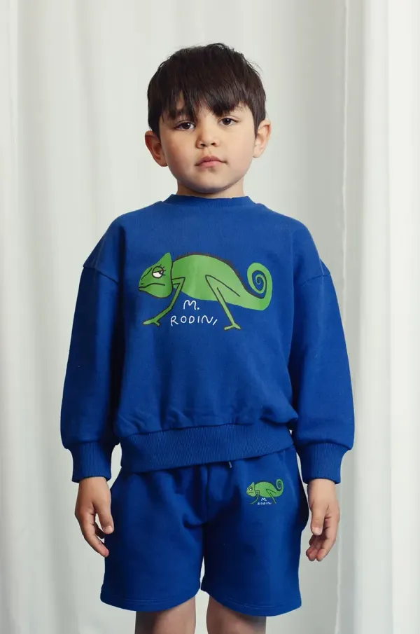 Mini Rodini Otroški bombažen pulover Mini Rodini Lizard 2522016660