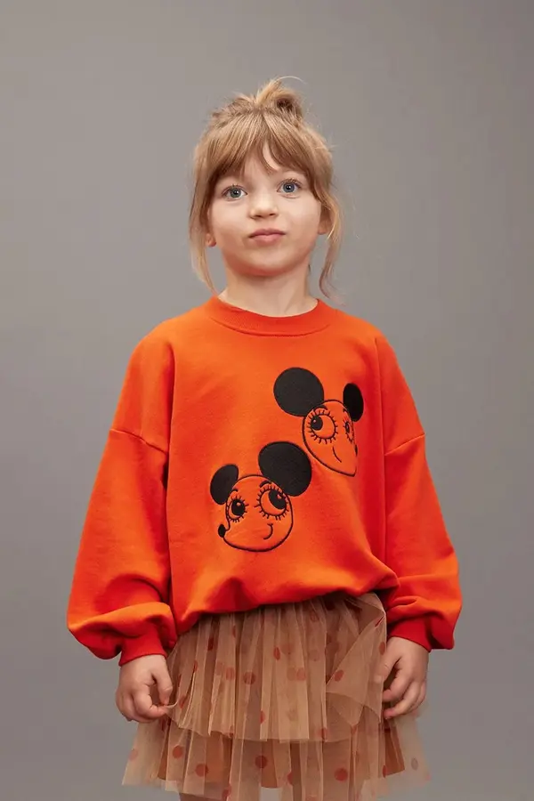Mini Rodini Otroški bombažen pulover Mini Rodini Ritzratz
