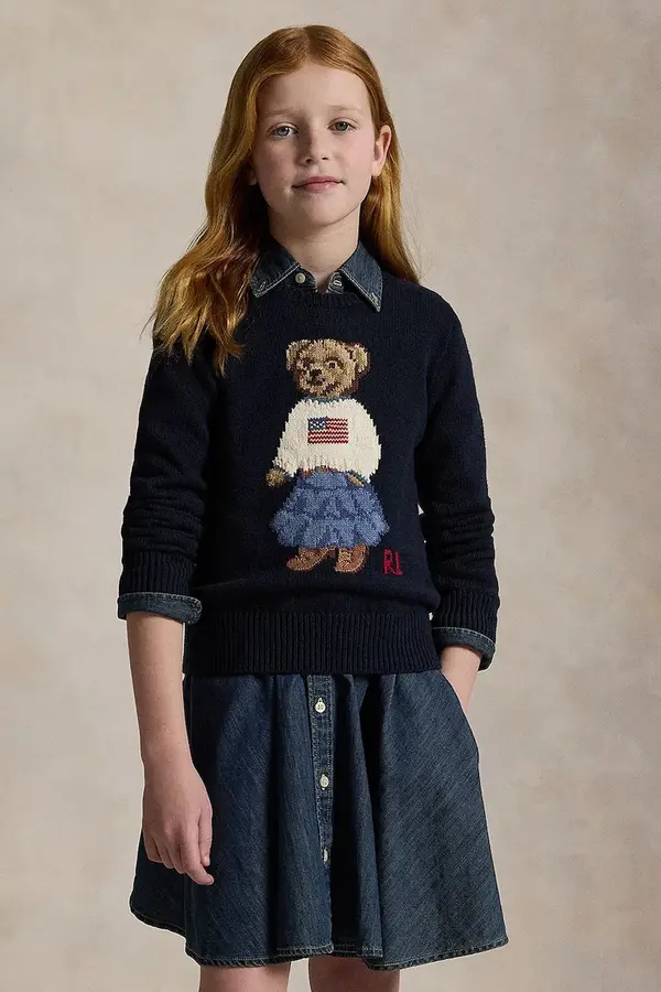 Polo Ralph Lauren Otroški bombažen pulover Polo Ralph Lauren