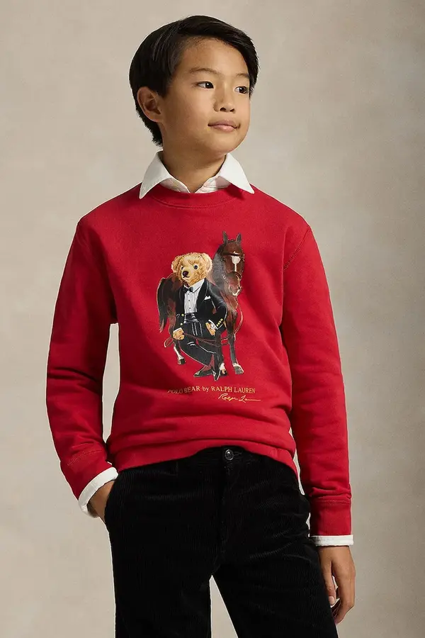 Polo Ralph Lauren Otroški bombažen pulover Polo Ralph Lauren